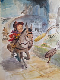 Jeff Baud - Couv. Projet Une aventure de Domenico - Couverture originale