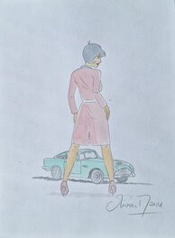 Olivier Marin - Margot et une Ason Martin DB5 - Comic Strip