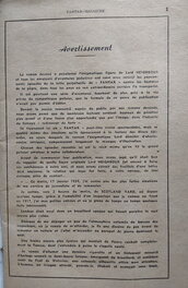 Fantax Magazine 1 ..... page 1 ...... Avertissement Fantax Magazine 1 ..... page 1 ...... Avertissement