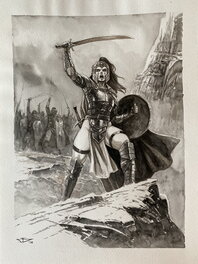 Dragan Paunovic - La Kahina - Original Illustration