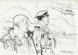 Albert Weinberg - Dan Cooper - Original Illustration