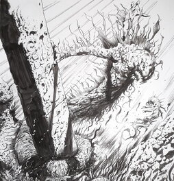 L'ombre de Dagon (planche 52, détail) L'ombre de Dagon (planche 52, détail)