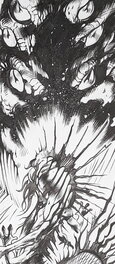 L'ombre de Dagon (planche 53, détail) L'ombre de Dagon (planche 53, détail)