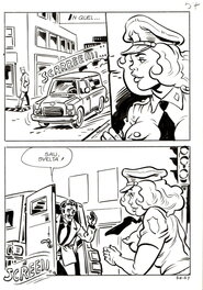Sandro Angiolini - Sandro Angiolini - La poliziotta - Comic Strip