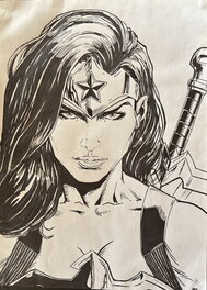 Nath - Wonder woman - Illustration originale