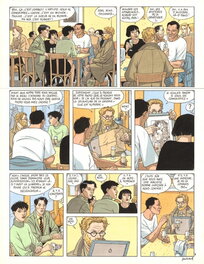 André Juillard - Le cahier bleu - tome 2 (après la pluie) - page 3 - Planche originale
