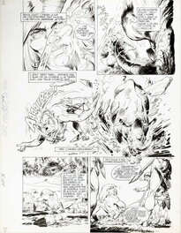 André Chéret - Rahan : Les pierres d'eau (1976) - Planche originale