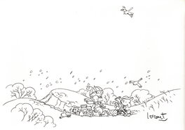 Manu Larcenet - LE RETOUR À LA TERRE_COUVERTURE DU TOME 3 - Couverture originale