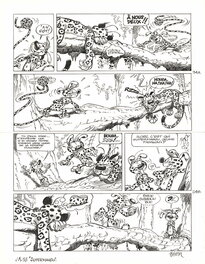 Batem - Masupilami - Tome 32 planche 34 - Planche originale
