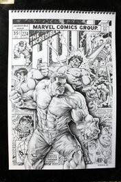 Philippe Kirsch - The INCREDIBLE HULK - Planche originale