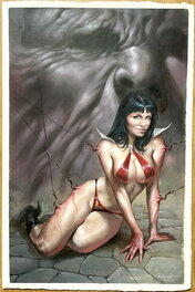Lucio Parrillo - Parrillo - Vampirella Cover - Couverture originale