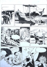 Eduardo Coelho - Planche de la série Gerfried, parution dans un numéro non identifié du magazine allemand YPS - Comic Strip