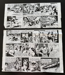 Pierre Le Guen - planche originale "Ombres BLANCHES" 1952 - Planche originale