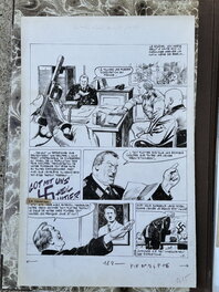 Lucien Nortier - Le Grêlé - Le Père Noël du 14 juillet, planche 1, parution dans Pif n°74 - Comic Strip