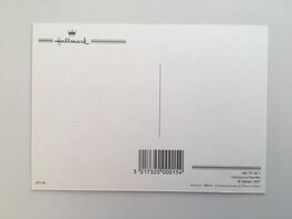 Carte postale verso Carte postale verso