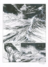 Christophe Bec - Thorgal Saga : La Déesse d'Ambre - Pl16 - Planche originale