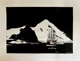 Christophe Chabouté - Icebergs... - Illustration originale