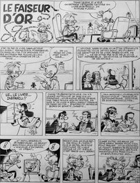 André Franquin - 1969 - Spirou et Fantasio : le Faiseur d'Or - Planche originale