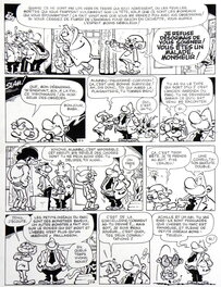 Greg - Achille Talon - le monstre de l étang Tacule - planche 17 (Franquin) - Comic Strip