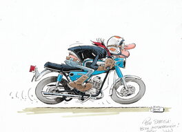 Juan - Illustration parue dans l'album Les Sportives cultes (Vents d'Ouest) - Illustration originale