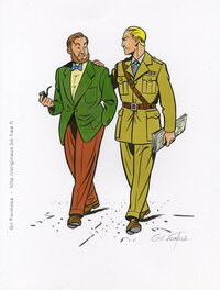 Gil Formosa - BLAKE et MORTIMER - Planche originale