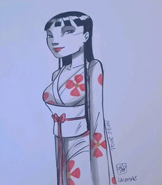 Benjamin Lacombe - L esprit du temps - Original Illustration