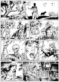 Martin Frei - Frau mit dem Silberstern page 10 - Planche originale