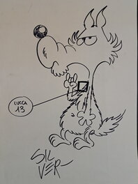 Silver - Lupo Alberto - Original Illustration