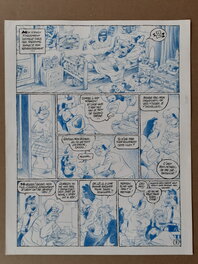 Planche originale 1 tome 7 éloignée Planche originale 1 tome 7 éloignée