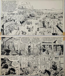 Jean Giraud - 1969 - Blueberry : La Mine de l'Allemand perdu - Planche originale