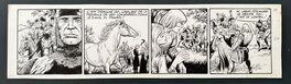 Gérald Forton - Rodric et les Cathares Planche Originale "La dépêche du midi" - Planche originale