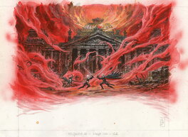 Olivier Ledroit - Requiem tome 12 – Case originale 1 de la planche 2 - Planche originale