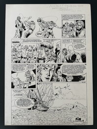 Eddy Paape - Yorik des Tempêtes Planche Originale page de Fin - Planche originale