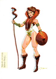 Gérald Parel - Teela - Illustration originale