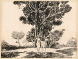 Vince - Nymphes – Dessin original 67 - Original Illustration