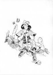 Cyrille Pomès - Cyrille Pomès - Les enfants de Chatom p. 46 - Planche originale
