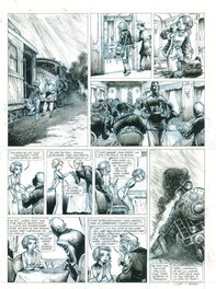 Laurent Verron - Mademoiselle J - Planche originale