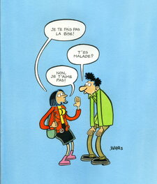 Éric Ivars - Je te fais pas la bise ! - Original Illustration