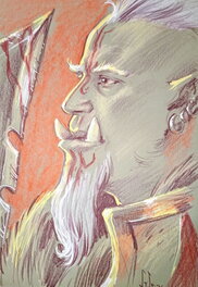 Laurent Libessart - Orc - Illustration originale