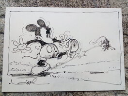 Régis Loisel - Mickey / régis loisel - Illustration originale