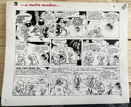 Pierre Seron - La planete Ranxerox - Planche originale