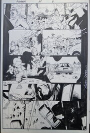 Olivier Coipel - AVENGERS / RED ZONE - Comic Strip