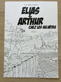Sylvain Aimès - Elias & Arthur chez les Helvètes - Planche originale