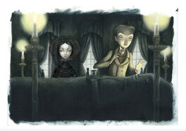 Benjamin Lacombe - Les contes macabres - Original Illustration