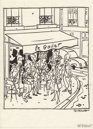 Jean-Philippe Peyraud - Premières chaleurs - du mois de mai ... - Illustration originale