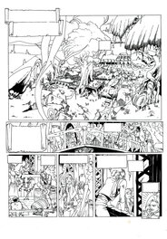 Philippe Bringel - Planche 1 N&B de Jad-Kan " L'Ombre du Yornak" - Planche originale