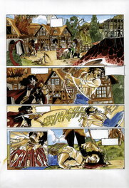 Philippe Bringel - Planche 10 de Jad-Kan " L'Ombre du Yornak" - Planche originale