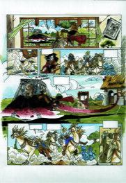 Philippe Bringel - Planche 11 de Jad-Kan " L'Ombre du Yornak" - Planche originale