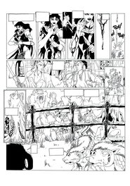 Philippe Bringel - Planche 13 N&B de Jad-Kan " L'Ombre du Yornak" - Comic Strip