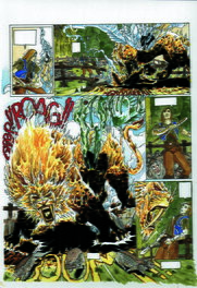 Philippe Bringel - Planche 16 de Jad-Kan " L'Ombre du Yornak" - Planche originale